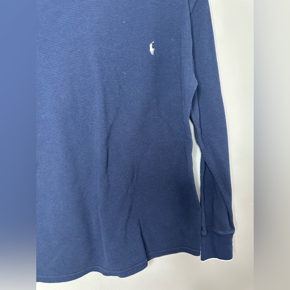 Polo Ralph Lauren Men’s Navy V-Neck Sweater - Picture 3 of 9